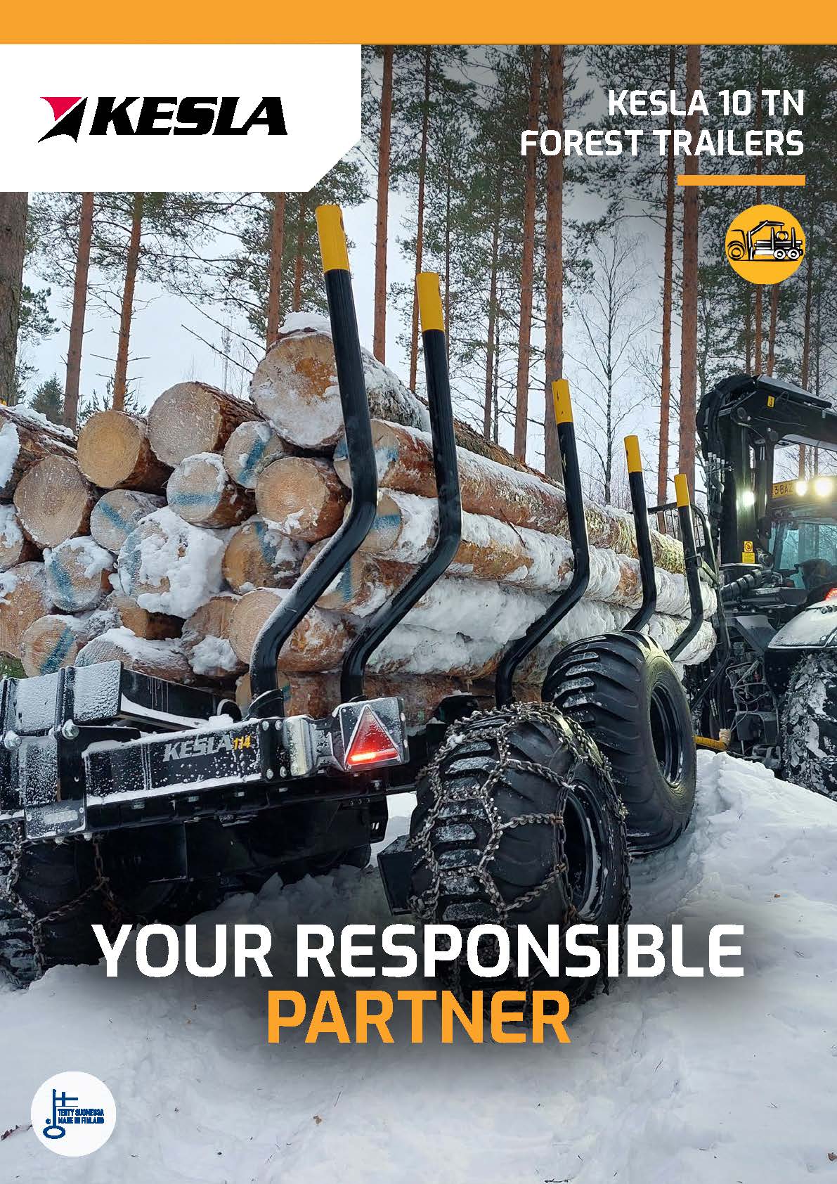 KESLA 10tn forest trailers ENG