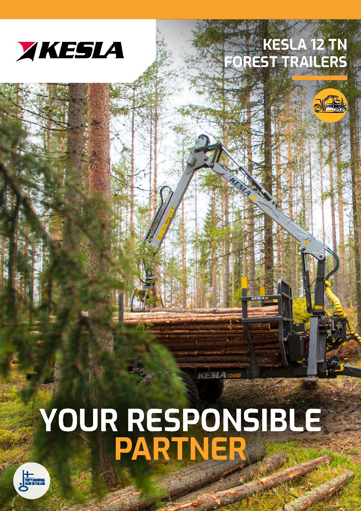 KESLA 12 TN forest trailers ENG